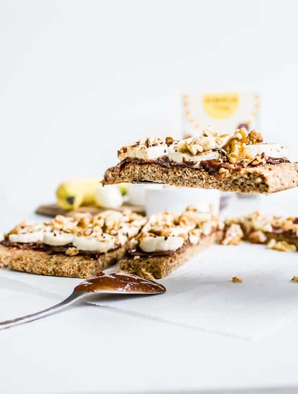 banana bread breakfast pizza