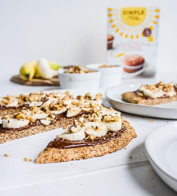 banana bread breakfast pizza
