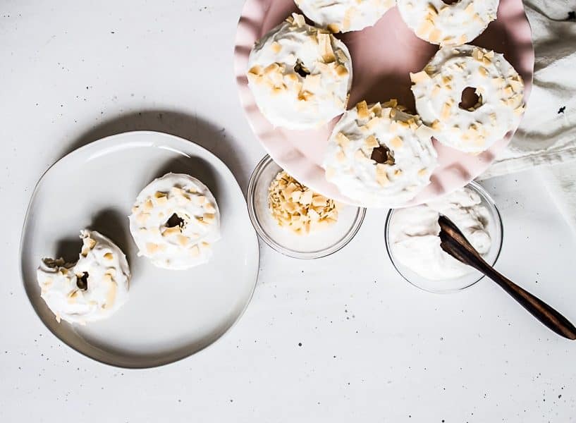 coconut cream pie doughnuts