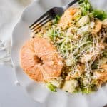 Brussels + Roasted Cauliflower Citrus Salad