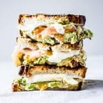 pesto grilled cheese