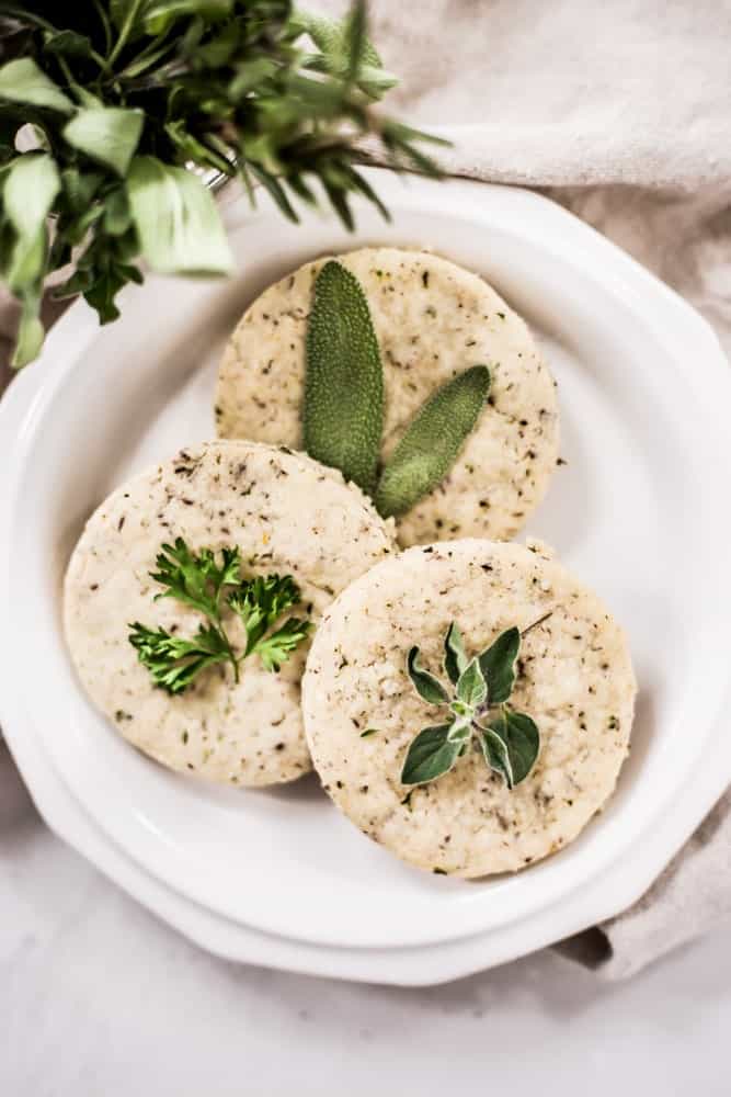 Savory Shortbread Herb Biscuits