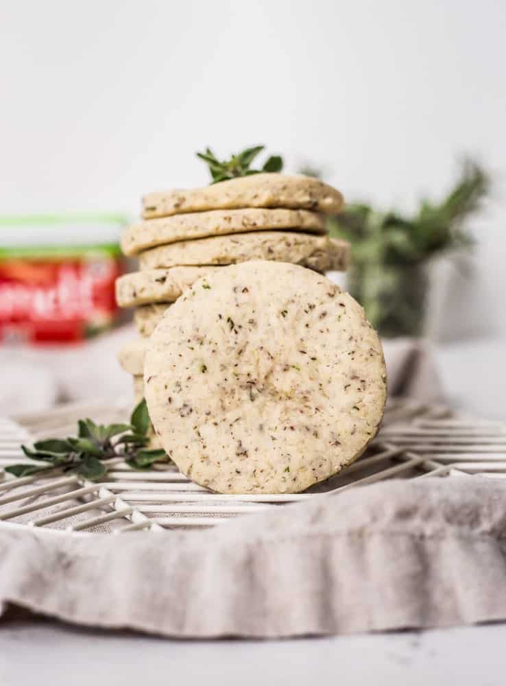 Savory Shortbread Herb Biscuits