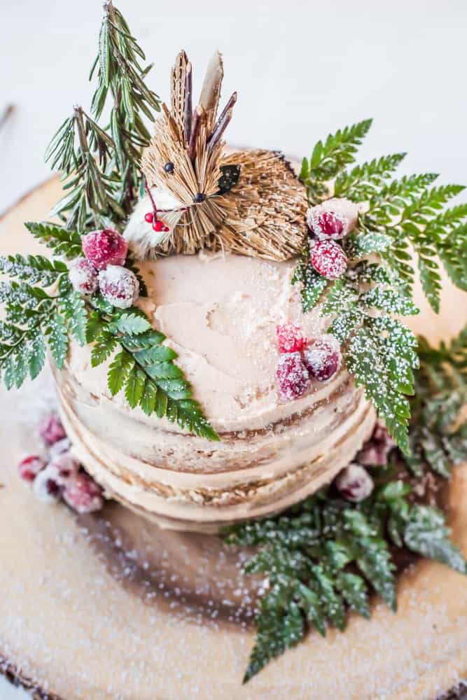 Gingerbread Cake with Cinnamon Frosting