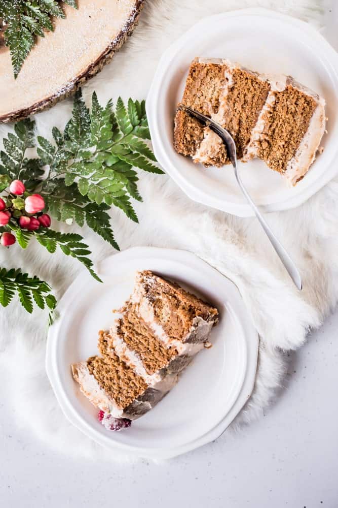 Gingerbread Cake with Cinnamon Frosting