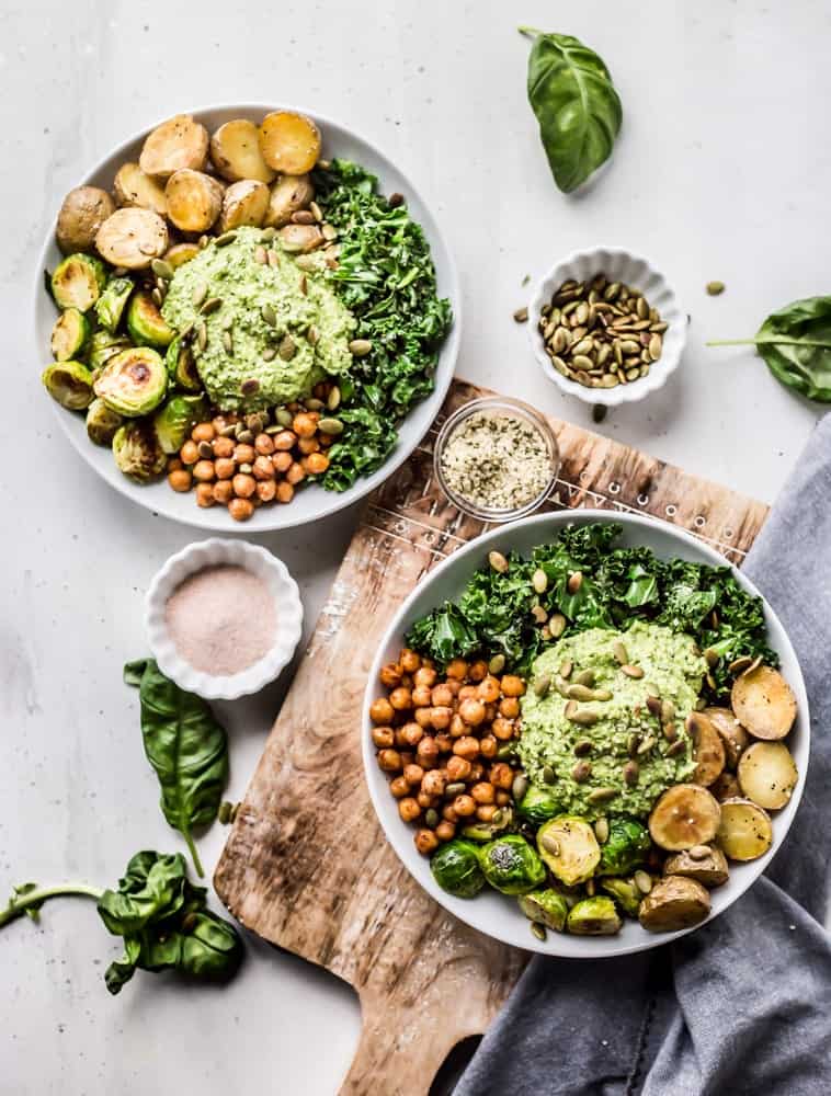 Green Goddess Pesto Bowls
