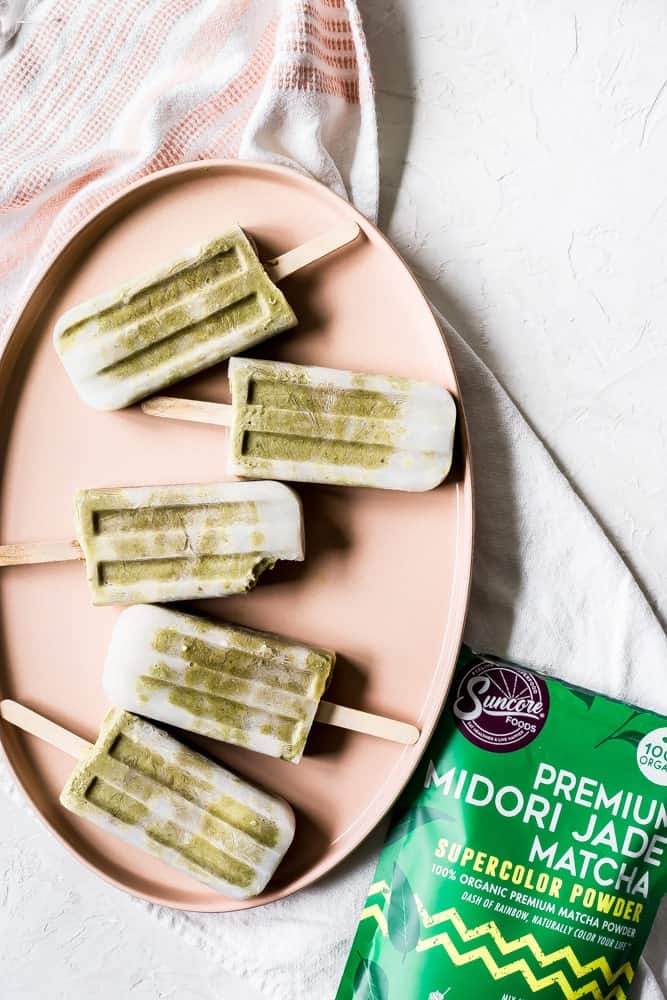 Avocado Banana Matcha Creamsicles