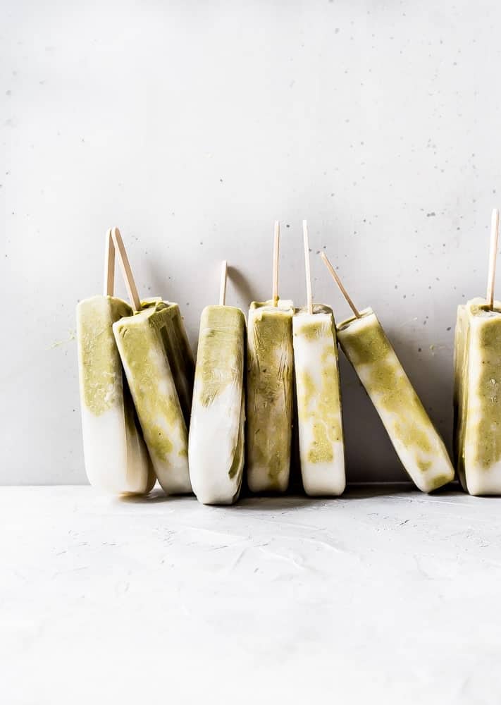 Avocado Banana Matcha Creamsicles