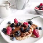 Chocolate Peanut Butter Pancakes