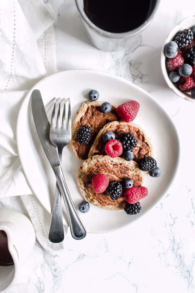 Chocolate Peanut Butter Pancakes