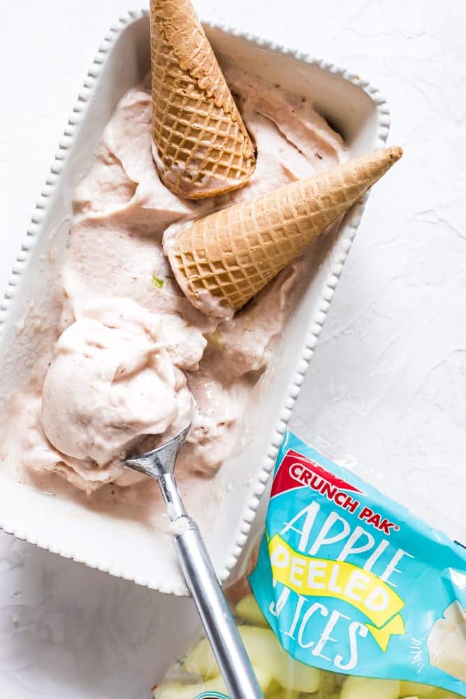 apple pomegranate nice cream