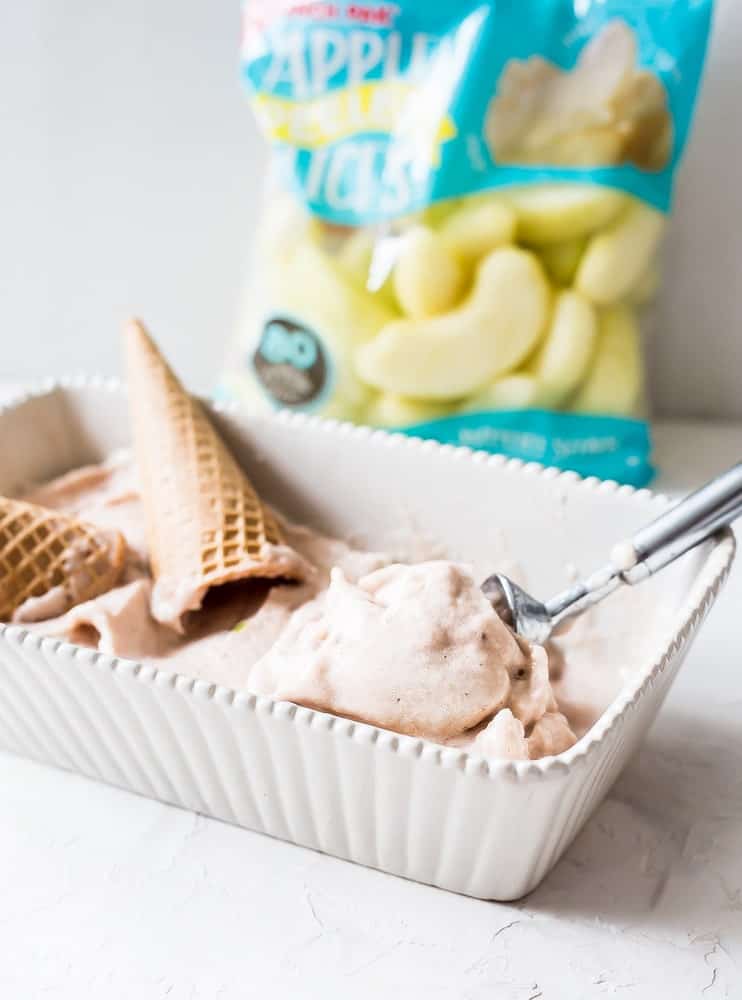 apple pomegranate nice cream