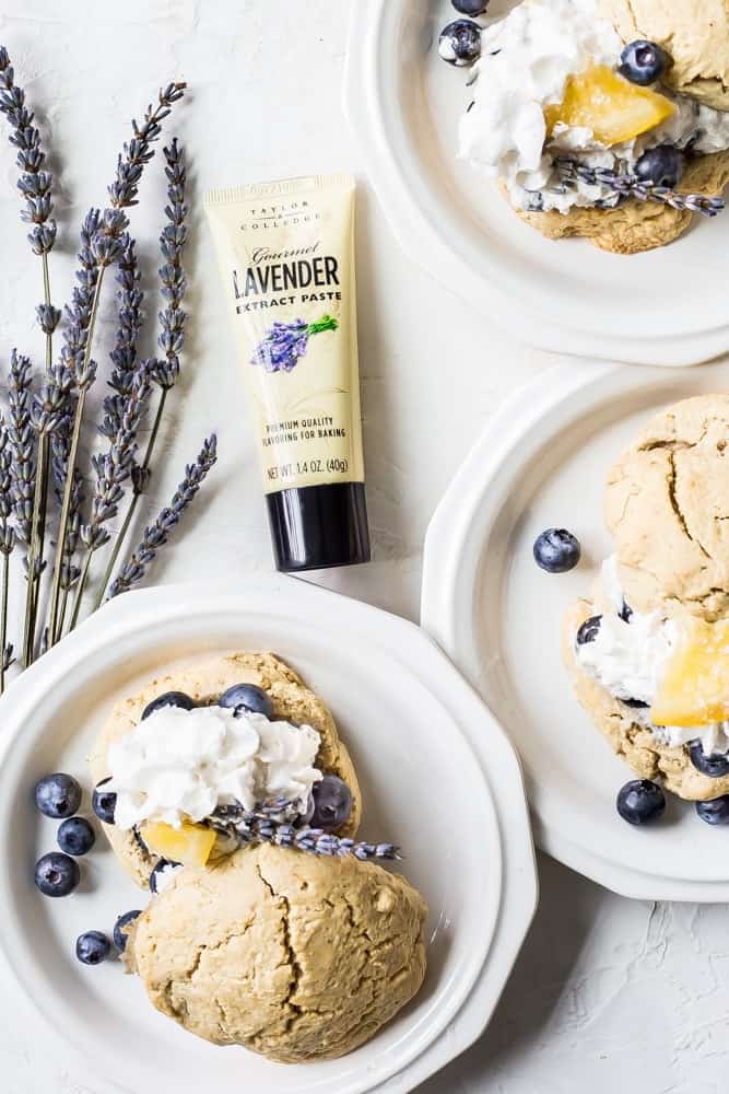 blueberry lavender dessert