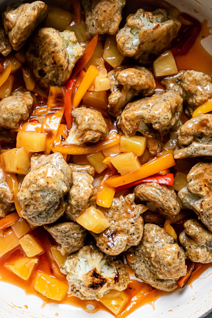 sweet and sour cauliflower