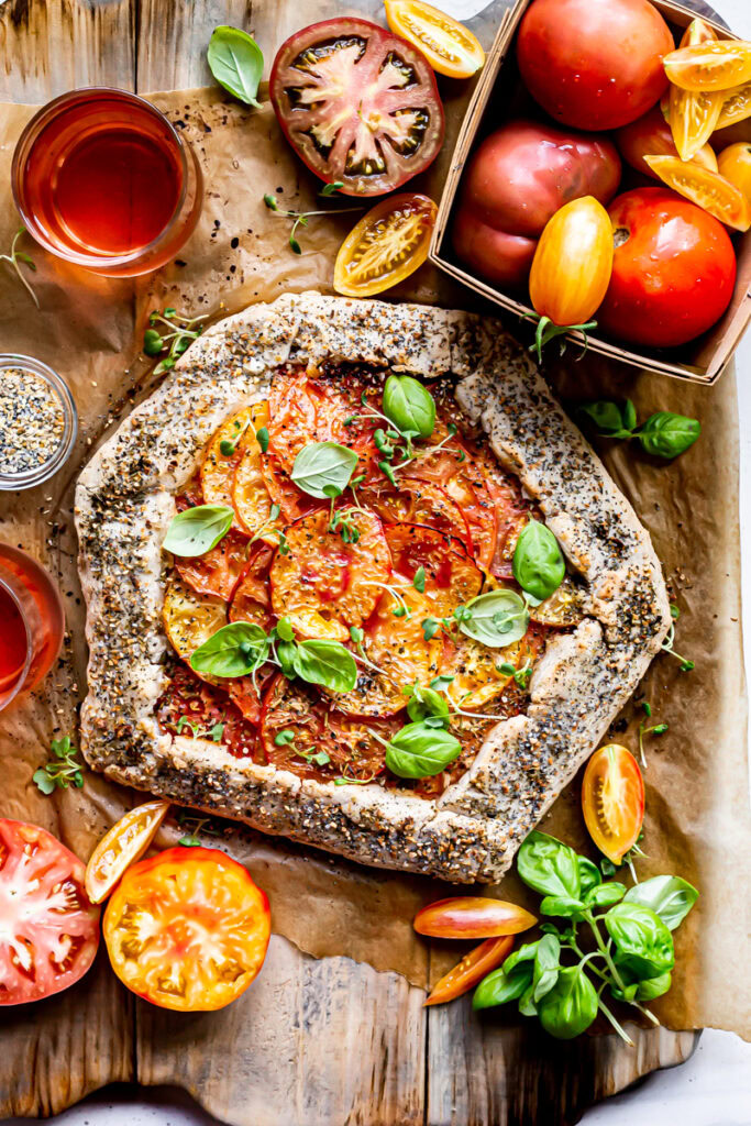 tomato ricotta galette