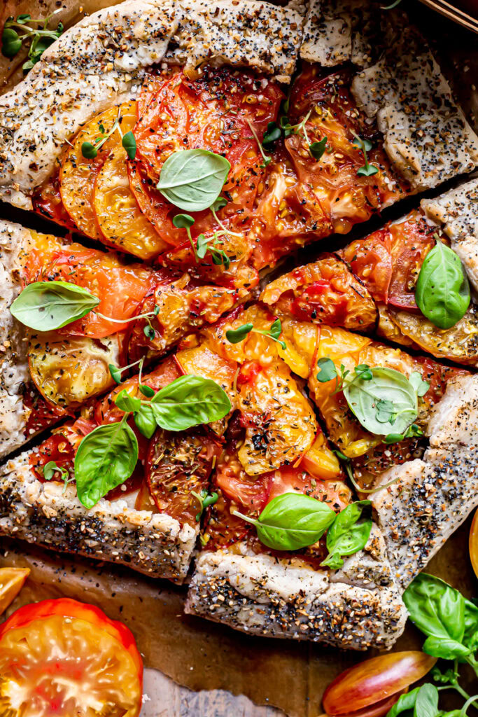 tomato ricotta galette