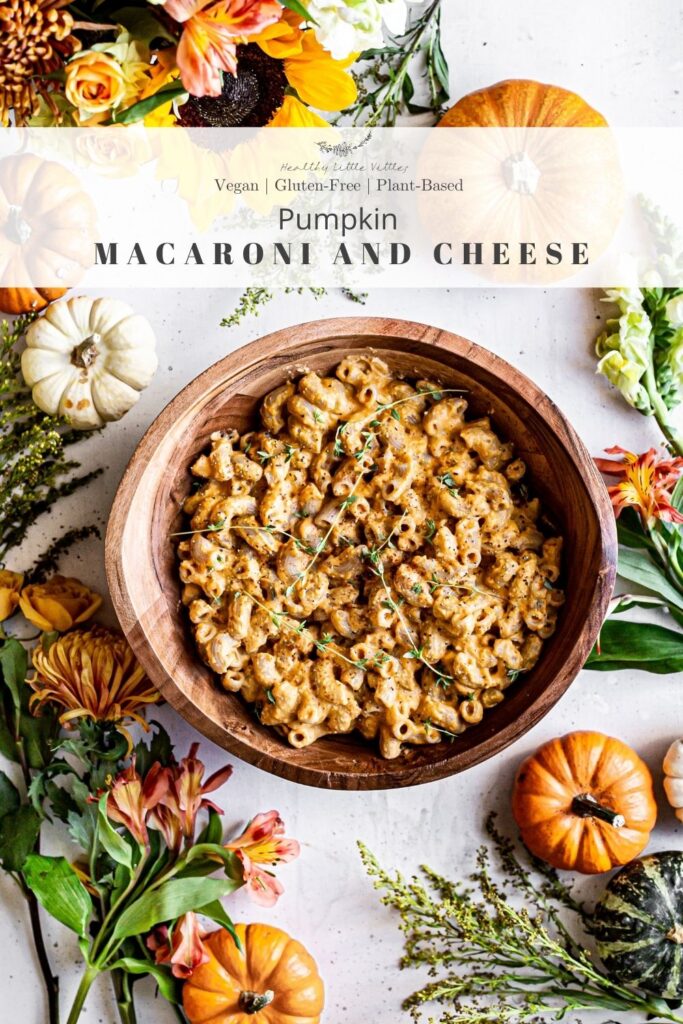 vegan gluten-free pumpkin Mac and cheese