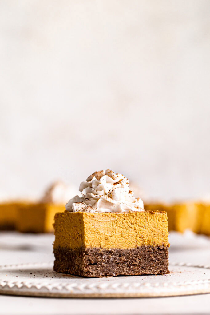 vegan gluten free pumpkin cheesecake