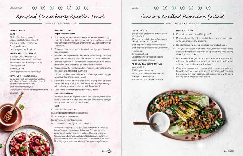 7-day vegan challenge ebook meals