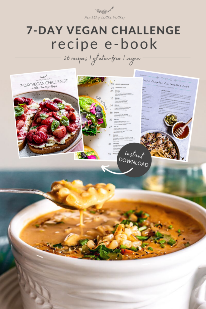 Vegan Challenge Ebook Pinterest graphic