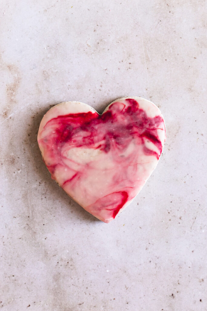 a single decorated sugar cookie